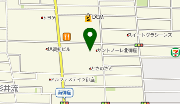 宅配ロッカーPUDO サニーマート とさのさと御座店の地図画像