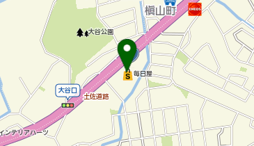 宅配ロッカーPUDO サニーマート 毎日屋土佐道路店の地図画像