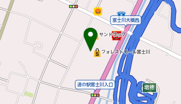 宅配ロッカーPUDO オギノ 富士川店の地図画像