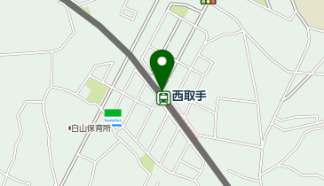 宅配ロッカーPUDO 関東鉄道 西取手駅の地図画像