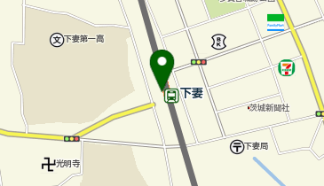 宅配ロッカーPUDO 関東鉄道 下妻駅の地図画像