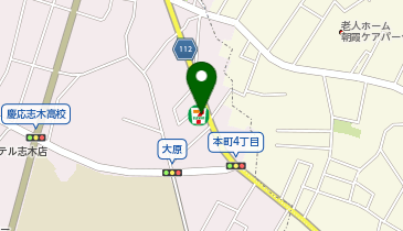宅配ロッカーPUDO セブン-イレブン 志木大原店の地図画像