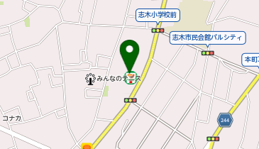 宅配ロッカーPUDO セブン-イレブン 志木柏町4丁目店の地図画像