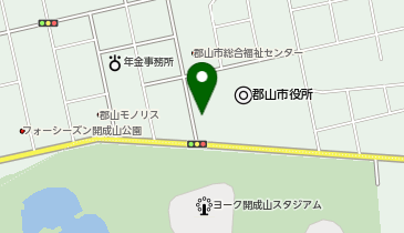 宅配ロッカーPUDO 郡山市役所の地図画像