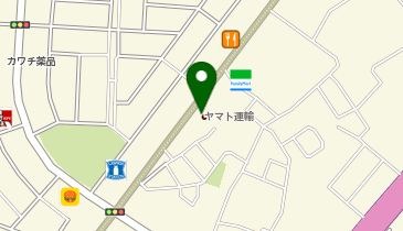 宅配ロッカーPUDO ヤマト運輸 いわき泉センターの地図画像