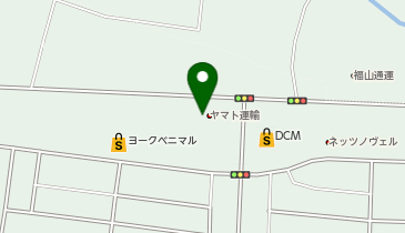 宅配ロッカーPUDO ヤマト運輸 福島矢野目センターの地図画像