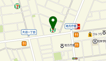 宅配ロッカーPUDO セブン-イレブン 春日部谷原2丁目店の地図画像