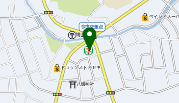 宅配ロッカーPUDO セブン-イレブン 鳩山今宿店の地図画像