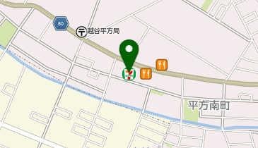 宅配ロッカーPUDO セブン-イレブン 越谷平方南町店の地図画像