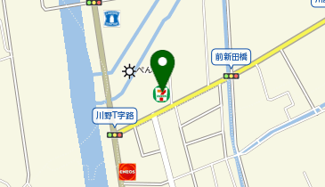 宅配ロッカーPUDO セブン-イレブン 吉川川藤店の地図画像
