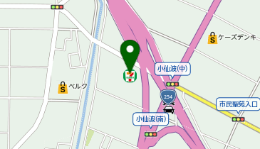 宅配ロッカーPUDO セブン-イレブン 川越小仙波店の地図画像
