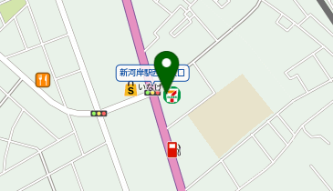 宅配ロッカーPUDO セブン-イレブン 川越新河岸店の地図画像
