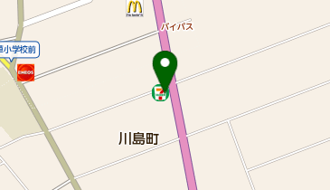 宅配ロッカーPUDO セブン-イレブン 川島伊草店の地図画像