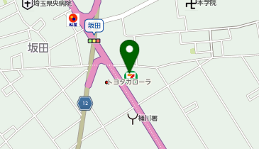 宅配ロッカーPUDO セブン-イレブン 桶川末広3丁目店の地図画像