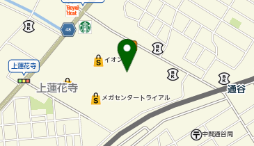 宅配ロッカーPUDO プラザモールなかまの地図画像