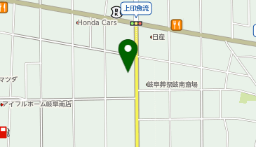 宅配ロッカーPUDO ドラッグユタカ 岐南上印食店の地図画像