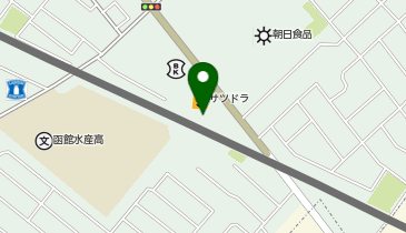 宅配ロッカーPUDO サツドラ 北斗七重浜店の地図画像