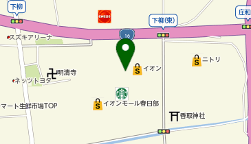 宅配ロッカーPUDO イオン 春日部店の地図画像
