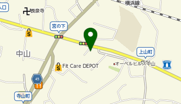 宅配ロッカーPUDO セブン-イレブン 横浜中山南店の地図画像