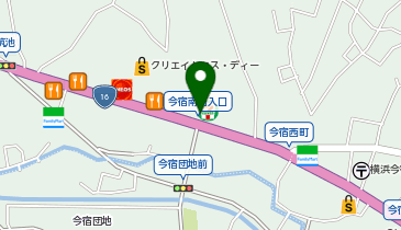 宅配ロッカーPUDO セブン-イレブン 横浜今宿西町店の地図画像