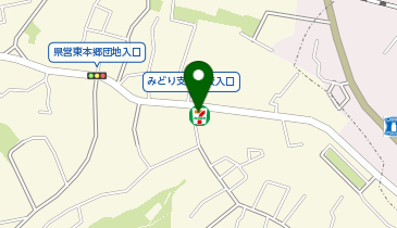 宅配ロッカーPUDO セブン-イレブン 横浜東本郷5丁目店の地図画像