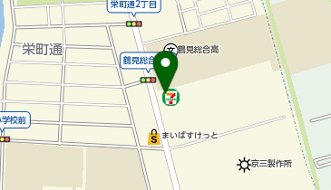 宅配ロッカーPUDO セブン-イレブン 横浜平安町2丁目店の地図画像