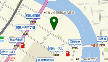 宅配ロッカーPUDO セブン-イレブン 横浜鶴見中央3丁目店の地図画像