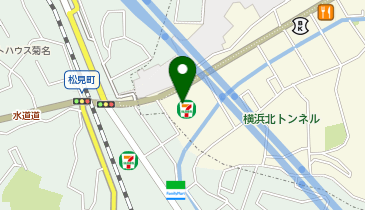 宅配ロッカーPUDO セブン-イレブン 横浜東寺尾1丁目店の地図画像
