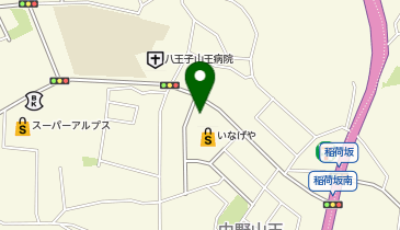 宅配ロッカーPUDO セイジョー 八王子中野店の地図画像