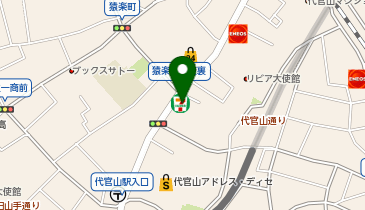 宅配ロッカーPUDO セブン-イレブン 渋谷代官山店の地図画像