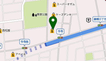 宅配ロッカーPUDO ヤオコー 青梅今寺店の地図画像