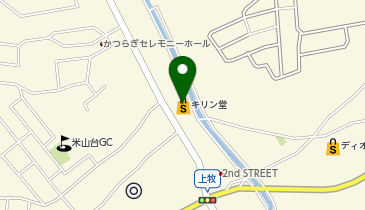 宅配ロッカーPUDO キリン堂 上牧店の地図画像