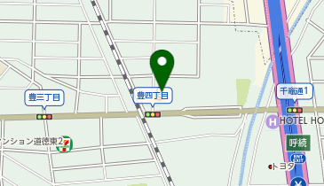 宅配ロッカーPUDO ドラッグスギヤマ 豊店の地図画像