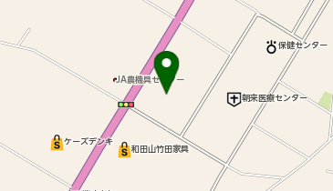 宅配ロッカーPUDO ウエルシア 朝来医療センター前店の地図画像