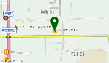 宅配ロッカーPUDO ココカラファイン 橿原神宮東店の地図画像