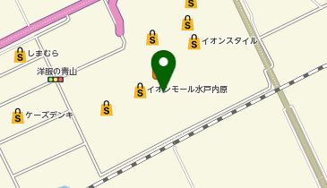 宅配ロッカーPUDO イオンモール水戸内原の地図画像