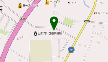 宅配ロッカーPUDO ヤマト運輸 山形成沢センターの地図画像