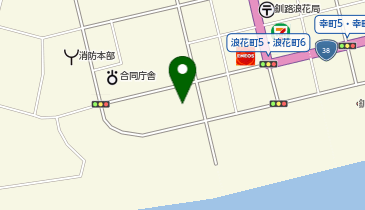 宅配ロッカーPUDO ヤマト運輸 釧路中央センターの地図画像