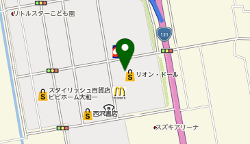 宅配ロッカーPUDO リオン・ドール 会津アピオ店の地図画像