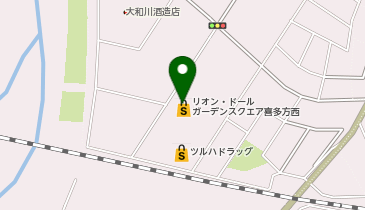 宅配ロッカーPUDO リオン・ドール 喜多方西店の地図画像