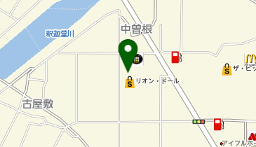 宅配ロッカーPUDO リオン・ドール 須賀川東店の地図画像