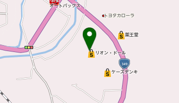 宅配ロッカーPUDO リオン・ドール 船引店の地図画像