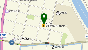 宅配ロッカーPUDO ママーストアー おばまショッピングセンター店の地図画像