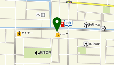 宅配ロッカーPUDO ハニー 木田店の地図画像