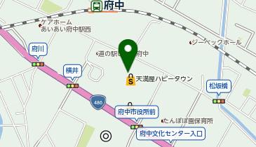 宅配ロッカーPUDO 天満屋ストア ハピータウン府中店の地図画像