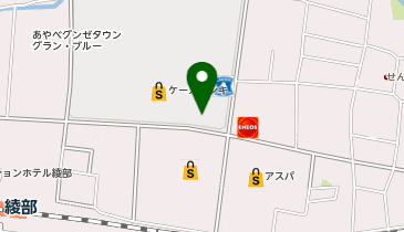 宅配ロッカーPUDO ココカラファイン 綾部店の地図画像
