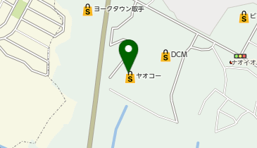 宅配ロッカーPUDO ヤオコー 取手戸頭店の地図画像