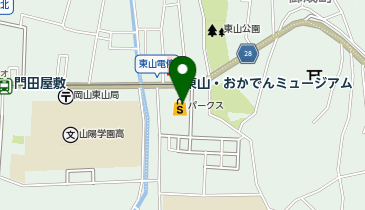 宅配ロッカーPUDO パークス 東山店の地図画像