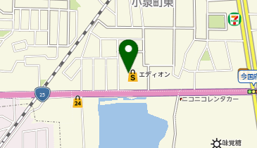 宅配ロッカーPUDO エディオン 大和小泉店の地図画像