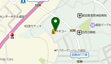 宅配ロッカーPUDO ヤオコー 成田駅前店の地図画像